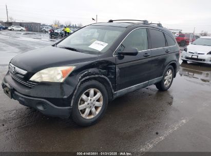 2008 HONDA CR-V EX Black  Gasoline 5J6RE48508L005686 photo #3