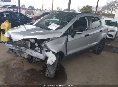 2021 FORD ECOSPORT SES Silver  Gasoline MAJ6S3JL2MC424921 photo #3