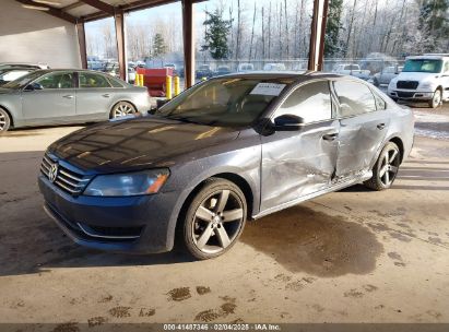 2015 VOLKSWAGEN PASSAT 1.8T WOLFSBURG EDITION Blue  Gasoline 1VWAT7A31FC050357 photo #3