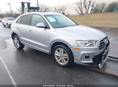 2017 AUDI Q3 2.0T PREMIUM Silver  Gasoline WA1BCCFSXHR001488 photo #1