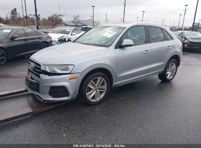 2017 AUDI Q3 2.0T PREMIUM Silver  Gasoline WA1BCCFSXHR001488 photo #3