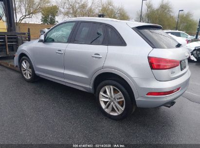 2017 AUDI Q3 2.0T PREMIUM Silver  Gasoline WA1BCCFSXHR001488 photo #4