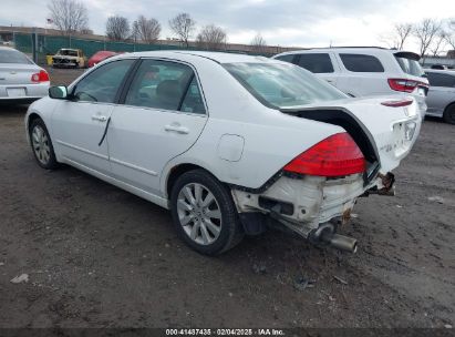 2007 HONDA ACCORD 3.0 EX White  Gasoline 1HGCM66567A052830 photo #4