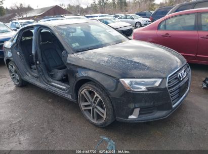 2017 AUDI A3 2.0T PREMIUM Black  Gasoline WAUB8GFF7H1065971 photo #1