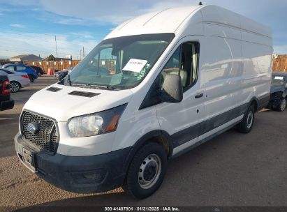 2023 FORD TRANSIT-250 CARGO VAN White  Gasoline 1FTBR3X80PKB45078 photo #3