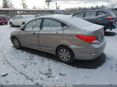 2013 HYUNDAI ACCENT GLS Beige  Gasoline KMHCT4AEXDU520173 photo #4