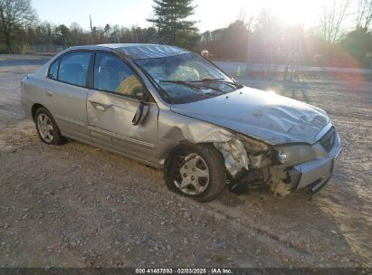 2005 HYUNDAI ELANTRA GLS/GT Gray  Gasoline KMHDN46D75U184191 photo #1