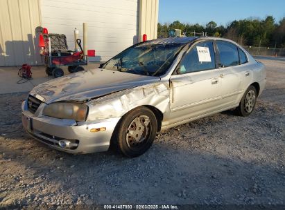 2005 HYUNDAI ELANTRA GLS/GT Gray  Gasoline KMHDN46D75U184191 photo #3