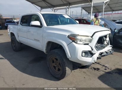 2018 TOYOTA TACOMA SR5 V6 White  Gasoline 3TMAZ5CNXJM062986 photo #1