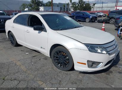 2012 FORD FUSION HYBRID White  Hybrid 3FADP0L36CR270069 photo #1