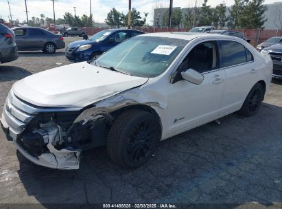 2012 FORD FUSION HYBRID White  Hybrid 3FADP0L36CR270069 photo #3