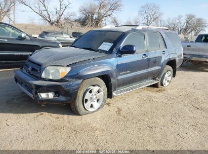 2003 TOYOTA 4RUNNER LIMITED V8 Blue  Gasoline JTEBT17R738008320 photo #3