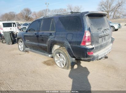 2003 TOYOTA 4RUNNER LIMITED V8 Blue  Gasoline JTEBT17R738008320 photo #4