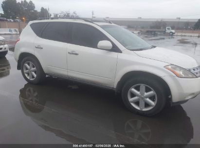 2004 NISSAN MURANO SE White  Gasoline JN8AZ08T54W205958 photo #1