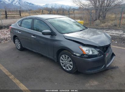 2015 NISSAN SENTRA SV Gray  Gasoline 3N1AB7AP0FY303042 photo #1