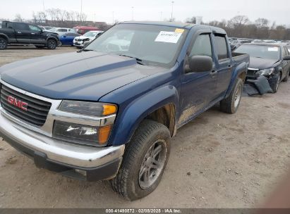 2005 GMC CANYON SLE Blue  Gasoline 1GTDS136258278070 photo #1