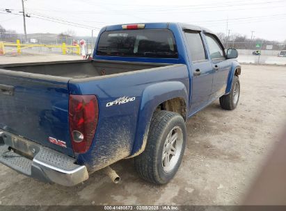 2005 GMC CANYON SLE Blue  Gasoline 1GTDS136258278070 photo #4