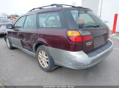 2001 SUBARU OUTBACK LIMITED Maroon  Gasoline 4S3BH686916602228 photo #4