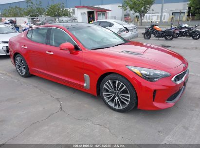 2019 KIA STINGER Red  Gasoline KNAE15LA7K6063792 photo #1