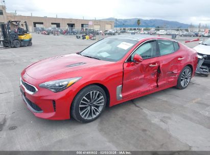 2019 KIA STINGER Red  Gasoline KNAE15LA7K6063792 photo #3