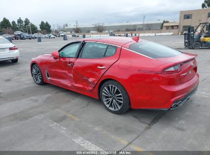 2019 KIA STINGER Red  Gasoline KNAE15LA7K6063792 photo #4