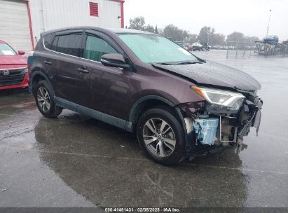 2018 TOYOTA RAV4 XLE Burgundy  Gasoline 2T3WFREV3JW471932 photo #1