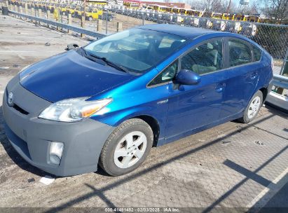 2010 TOYOTA PRIUS Blue  Hybrid JTDKN3DUXA0222202 photo #3