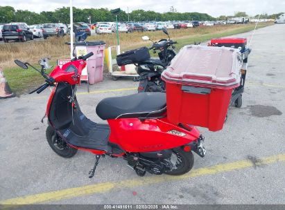 2024 TZTC SCOOTER Red  Other HZ2TABGH1R1000986 photo #4