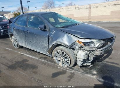 2014 TOYOTA COROLLA S PLUS Gray  Gasoline 5YFBURHE9EP171876 photo #1