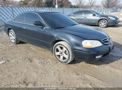 2001 ACURA CL 3.2 TYPE S Black  Gasoline 19UYA42661A029475 photo #1