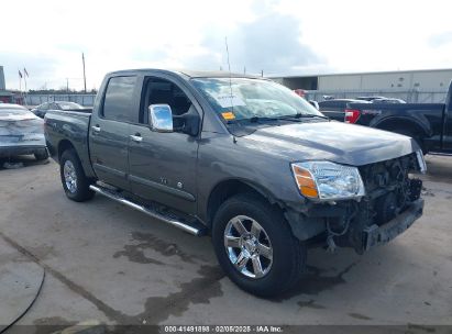 2007 NISSAN TITAN SE Gray  Gasoline 1N6AA07A47N201930 photo #1