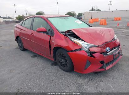 2016 TOYOTA PRIUS TWO Red  Hybrid JTDKBRFU0G3515199 photo #1