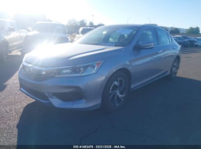 2017 HONDA ACCORD LX Silver  Gasoline 1HGCR2F36HA076698 photo #3