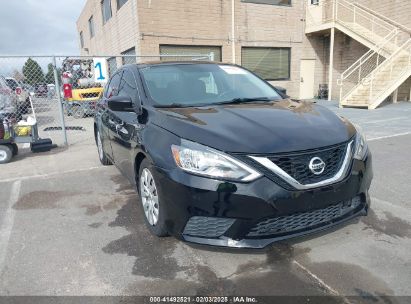 2018 NISSAN SENTRA S Black  Gasoline 3N1AB7AP3JY317896 photo #1