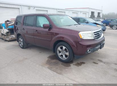 2014 HONDA PILOT EX-L Purple  Gasoline 5FNYF4H63EB049882 photo #1