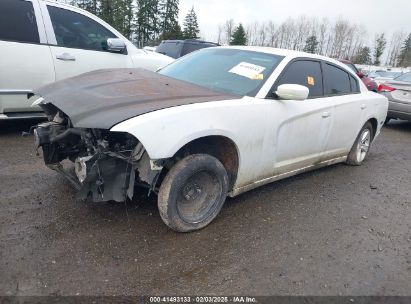 2014 DODGE CHARGER SE White  Flexible Fuel 2C3CDXBG8EH129292 photo #3