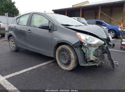 2015 TOYOTA PRIUS C TWO Gray  Hybrid JTDKDTB35F1098595 photo #1