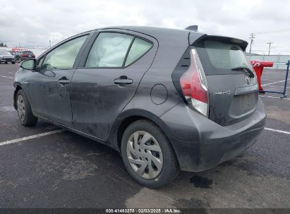 2015 TOYOTA PRIUS C TWO Gray  Hybrid JTDKDTB35F1098595 photo #4