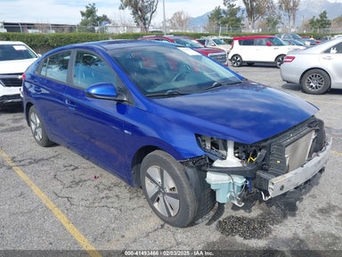 2019 HYUNDAI IONIQ HYBRID BLUE KMHC65LC7KU145204 photo #1