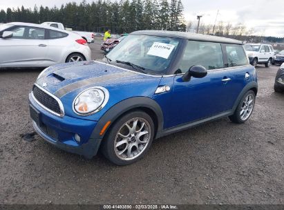 2008 MINI COOPER S Blue  Gasoline WMWMF73568TV38743 photo #3