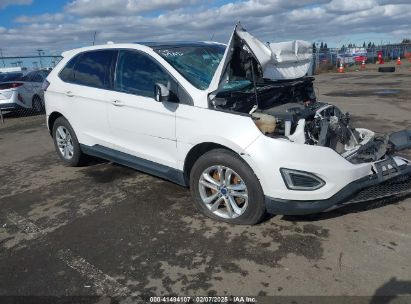 2018 FORD EDGE SEL White  Gasoline 2FMPK4J81JBC20795 photo #1