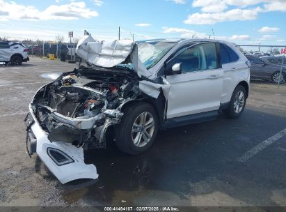 2018 FORD EDGE SEL White  Gasoline 2FMPK4J81JBC20795 photo #3