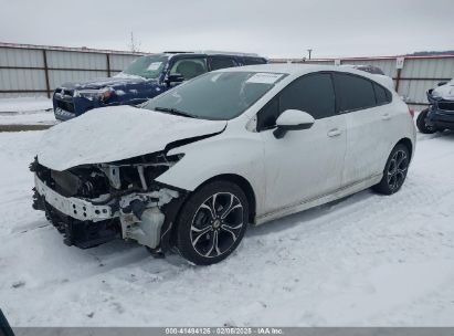 2019 CHEVROLET CRUZE LT White  Gasoline 3G1BE6SM6KS574541 photo #3