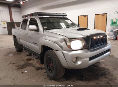 2007 TOYOTA TACOMA DOUBLE CAB Silver  Gasoline 3TMLU42N27M010344 photo #1