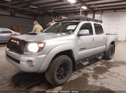 2007 TOYOTA TACOMA DOUBLE CAB Silver  Gasoline 3TMLU42N27M010344 photo #3