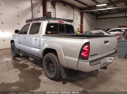 2007 TOYOTA TACOMA DOUBLE CAB Silver  Gasoline 3TMLU42N27M010344 photo #4