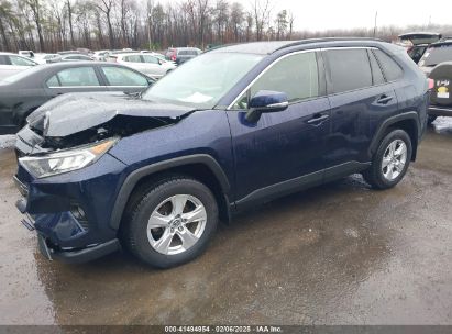 2020 TOYOTA RAV4 XLE Blue  Gasoline JTMP1RFV5LJ031150 photo #3