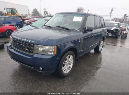 2011 LAND ROVER RANGE ROVER HSE Dark Blue  Gasoline SALME1D42BA335109 photo #3