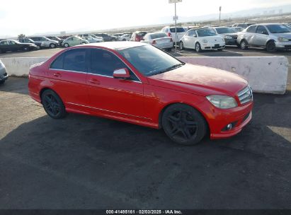 2008 MERCEDES-BENZ C 350 SPORT Red  Gasoline WDDGF56X98R037463 photo #1