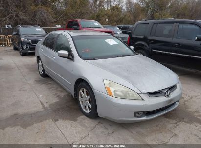 2003 HONDA ACCORD 3.0 EX Silver  Gasoline 1HGCM66593A052041 photo #1